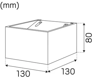Seinävalaisin ulko Hide-a-lite Case Wall LED - SEINÄVALAISIN ULKO HIDE A LITE CASE WALL IP55 ANTR 3000K
