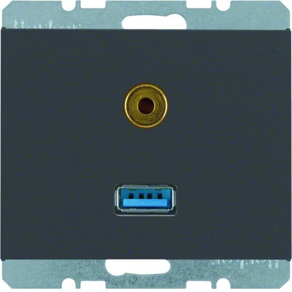 AV-rasia Hager K.1 USB/3.5MM AUDIO UK ANT
