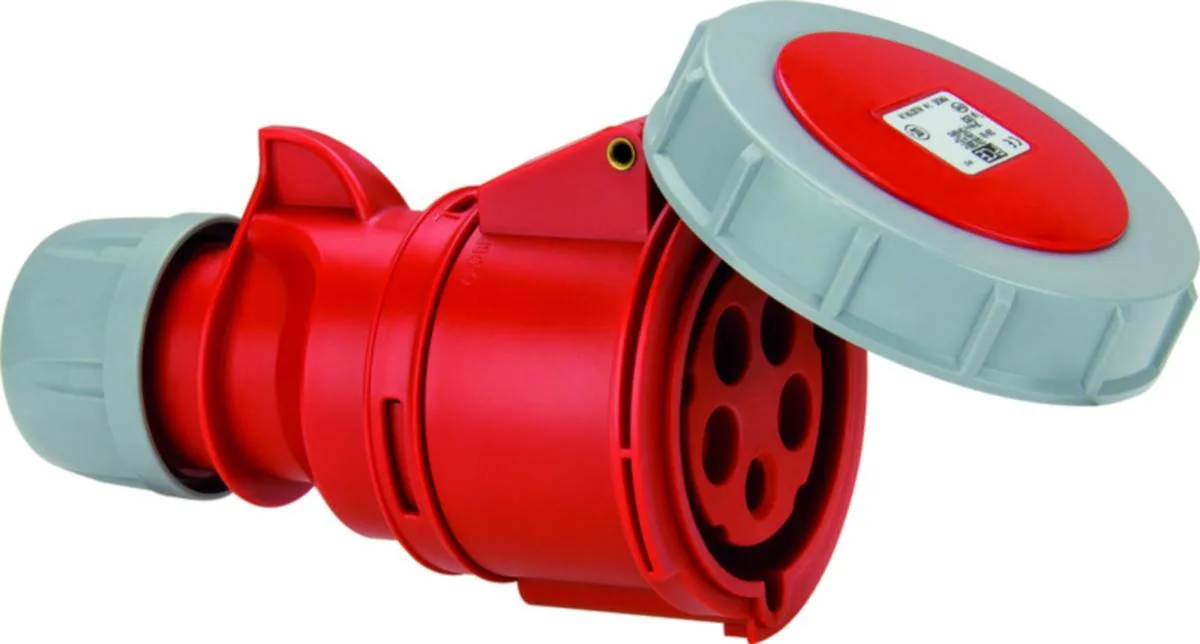 Jatkopistorasia PCE IP67, 2252-6 32A 5P 400V IP67