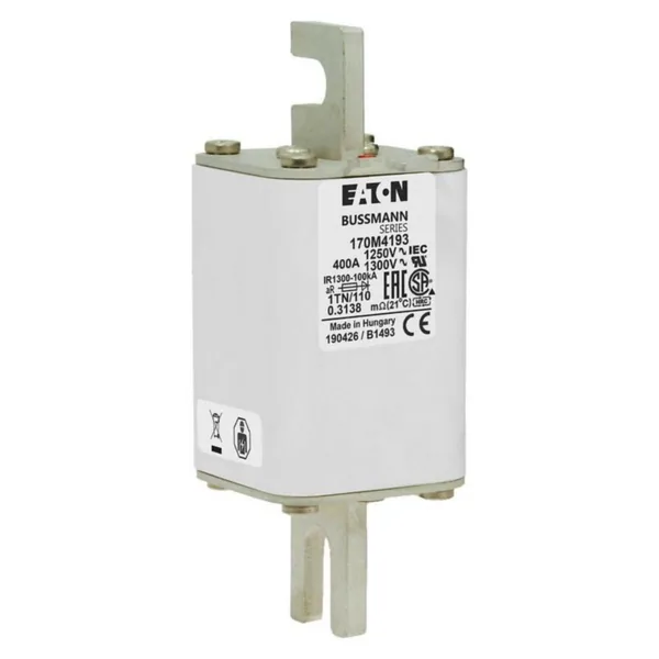 Kahvasulake Bussmann erikoisnopea kahva 1 KOKO1. 1250V. 400A
