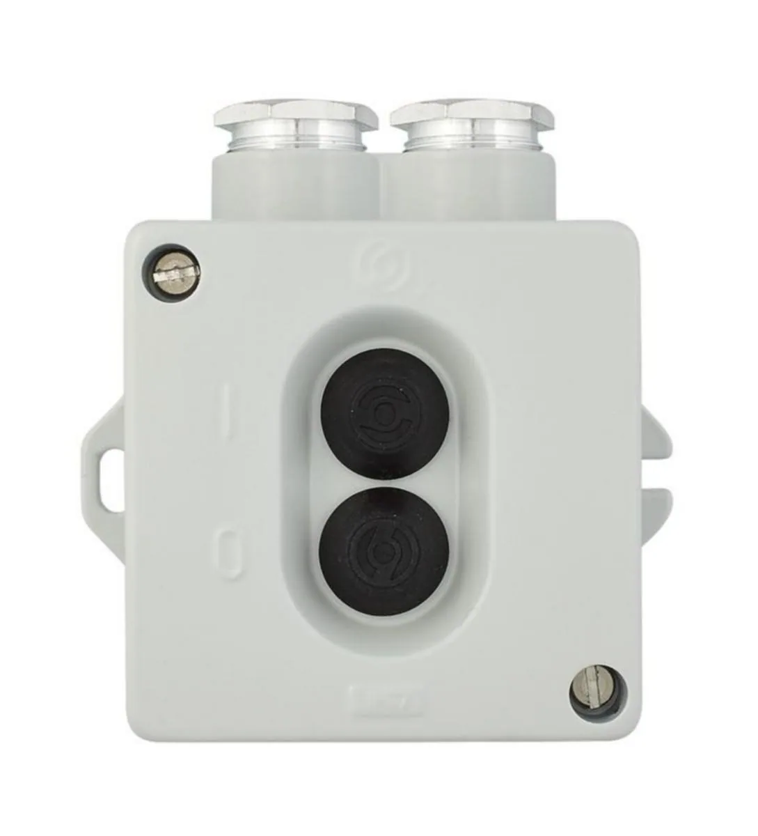 Kytkin 16A 250V vesitiivis IP67 Selcast VAIHTO 6/1 2xPK16 HARM – harmaa