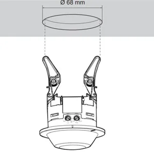 Läsnäolotunnistin Hager TXD503 360D 4K D20m UKA VAL - LÄSNÄOLOTUNNISTIN KNX KNX ETS TXD503 360D 4K D20M UKA VAL