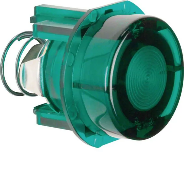 Painike Hager S.1 green Ø26.6 E10 lamp