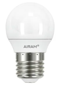 Pienkupulamppu Airam Led OP45 pahvipakkaus - PIENKUPULAMPPU AIRAM LED P45 827 470lm E27 OP 2BX