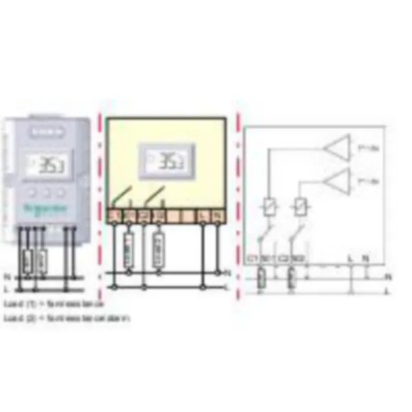 Termostaatti Schneider Electric Universal Enclosures ENCL ELEKTRON HYDROSTAATTI 230VAC