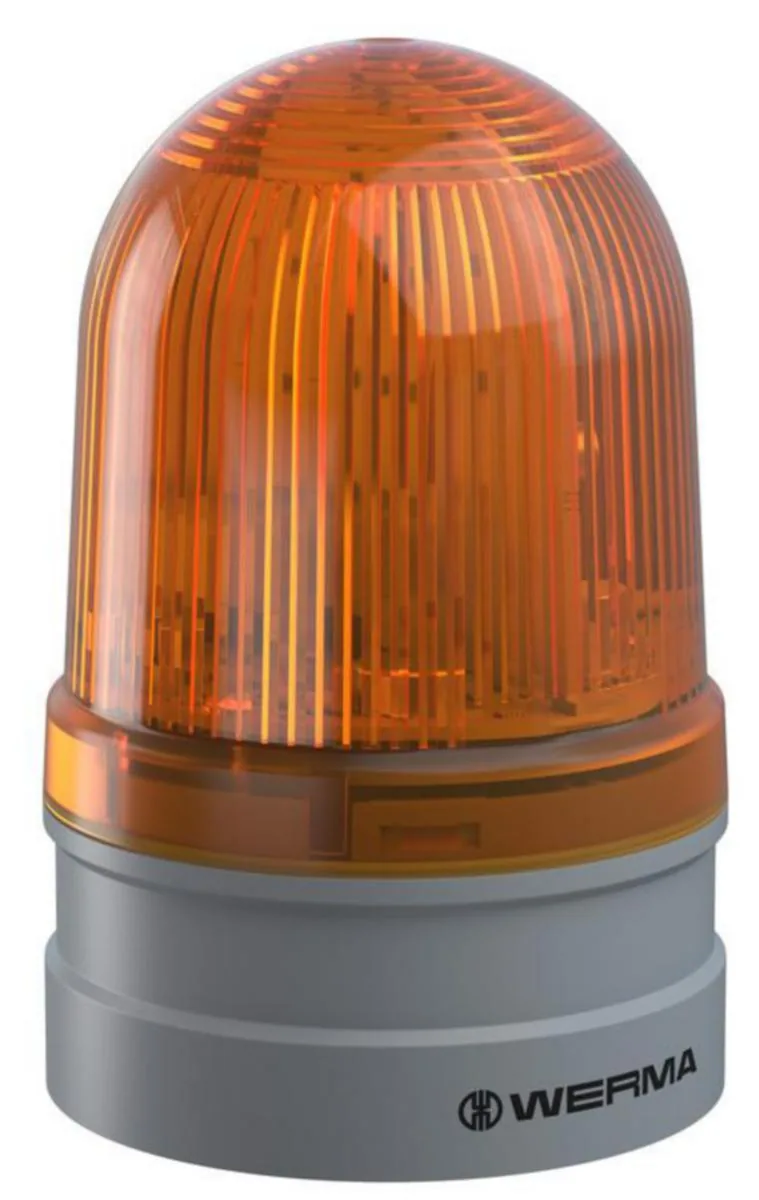 Vilkkuvalo WERMA Signaltechnik EvoSIGNAL pyörivä MIDI LED 115-230VAC YE – keltainen