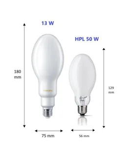 LED-lamppu Philips TrueForce (LED HPL) - YMPÄRISÄTEILEVÄ LAMPPU TFORCE LED HPL 13W E27 840 FR