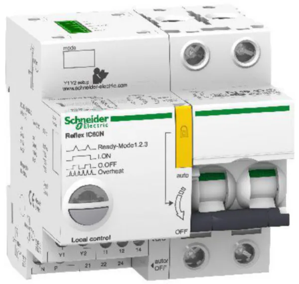 Kauko-ohjausyksiköt Schneider Electric Acti 9 Reflex Smartlink IC60N 2P B25A