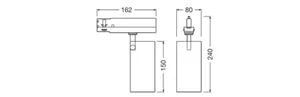 Kohdevalaisin Ledvance Tracklight Value - KOHDEVALAISIN LEDVANCE TR SP XR HE 30W 930 24D WT