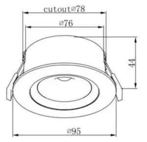 Alasvalo FTLight Salla 38° - Alasvalo FTLIGHT SALLA 8W 38° 3CCT VA