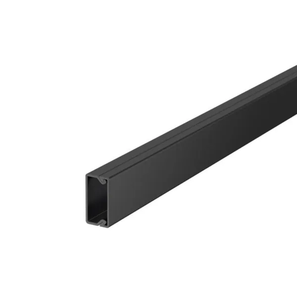 Asennuskanava OBO LFS WDK musta WDK10020SSW,10X20X2000 PVC MUS