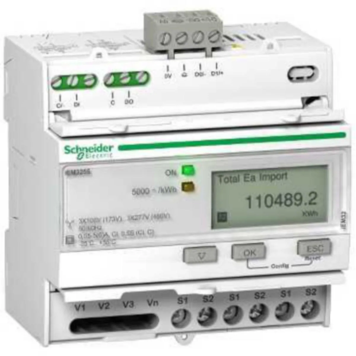 Energiamittari Schneider Electric Acti 9 iEM3000-sarja IEM3255 ENERGIAMITT CTX/5 I/O