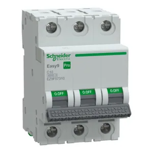 Johdonsuojakatkaisija Schneider Electric Easy9 C-käyrä 3-nap 6kA - JOHDONSUOJAKATKAISIJA EASY9 MCB 3C10 6KA