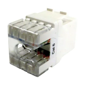 Liitin-CAT6 Televes Datacom - LIITIN-CAT6 DATACOM RJ45 UTP CAT6 NAARAS, KEYSTONE