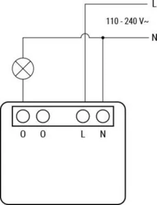 Rasiaan asennettava energiamittari Shelly - ENERGIAMITTARI DIN SHELLY EM MINI GEN4