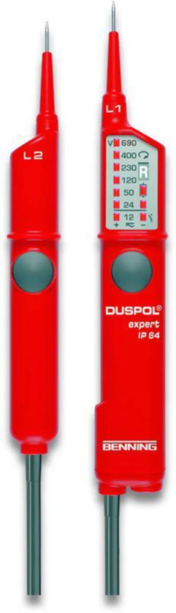 Jännitteenkoetin Duspol Benning - JÄNNITTEENKOETIN DUSPOL EXPERT 12-1000VAC LED