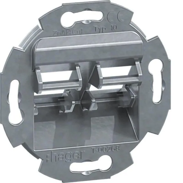 Kanavadatarasia Hager Ecoline GMDM102 2XRJ45 KEYSTONE/AMP
