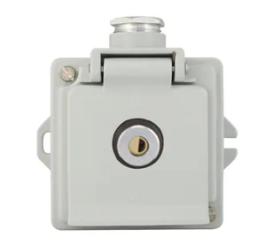 Kojeistopistorasia Selcast lukollinen 16A 250V IP44 - KOJEPISTORASIA SELCAST 1-OS 16A LUKOLLA RUSK IP44