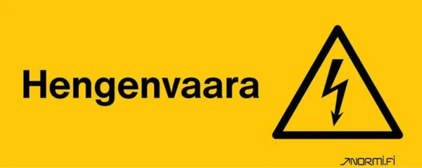 Merkintätarra Normiopaste HENGENVAARA