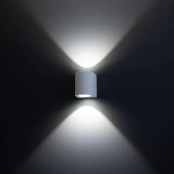 Seinä/kattovalaisin ulko FTLight Diva 2X5W LED VALKOINEN 4K