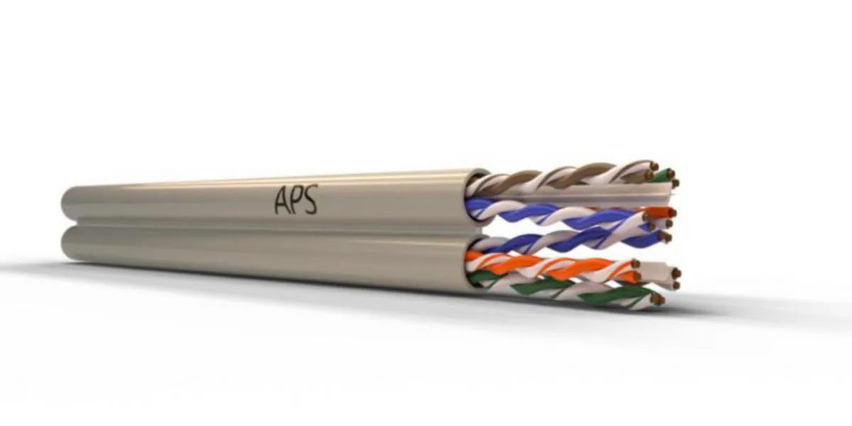 Tietoverkkokaapeli-CAT6 APS APS U/UTP DCA - TIETOVERKKOKAAPELI-CAT6 APS CAT6 2X4P U/UTP LSZH DCA
