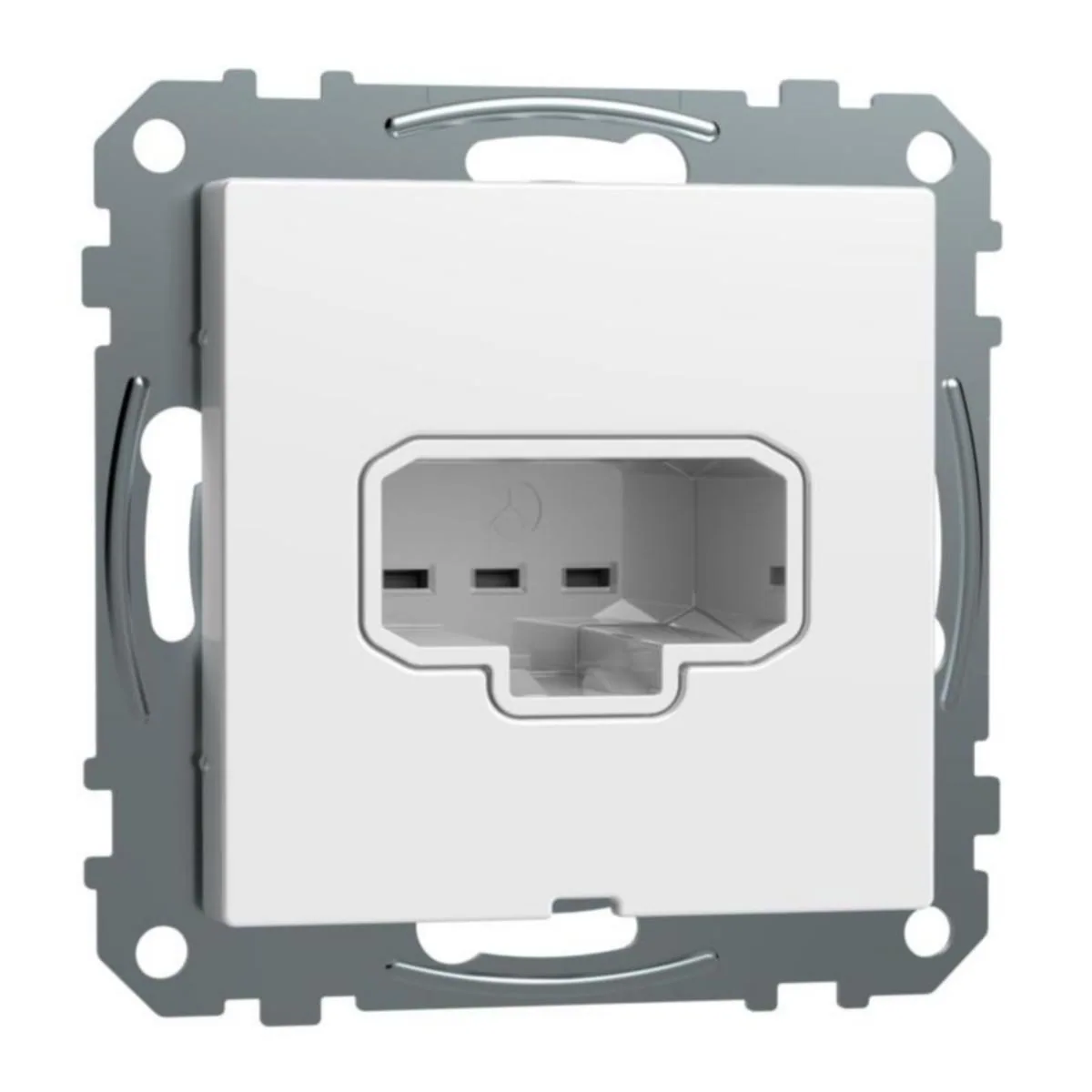 Valaisinpistorasia Schneider Electric Exxact DCL SEINÄ UAJ VAL – valkoinen