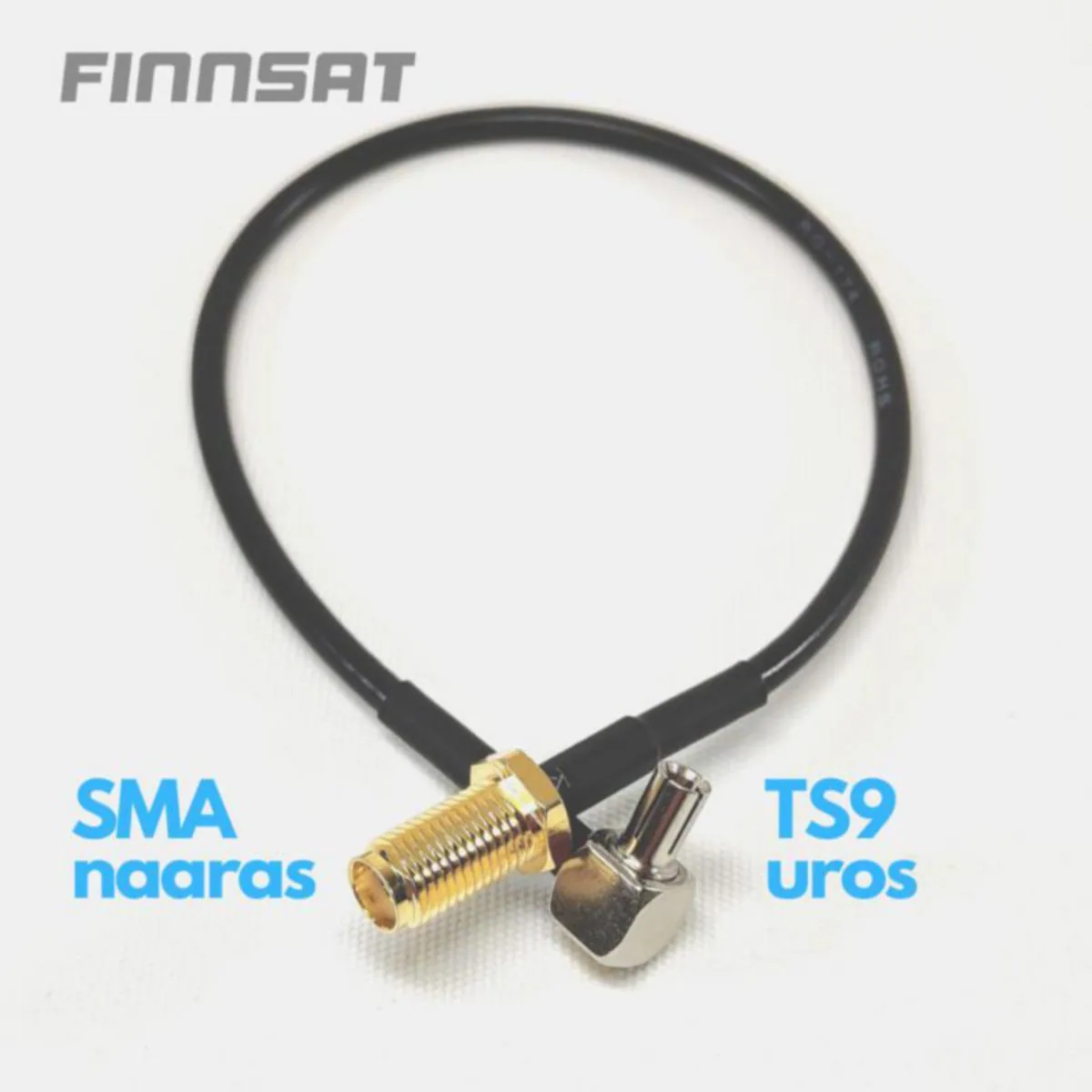 Adapteri Finnsat Sisäverkko - ADAPTERI FINNSAT ADAPTERIKAAPELI SMA/TS9 20CM