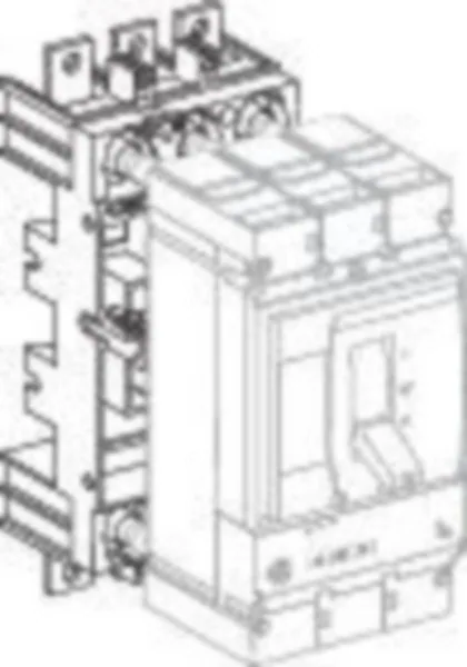 Kompaktikatkaisija Schneider Electric Compact LV432516 ASENNUSALUSTA 3P