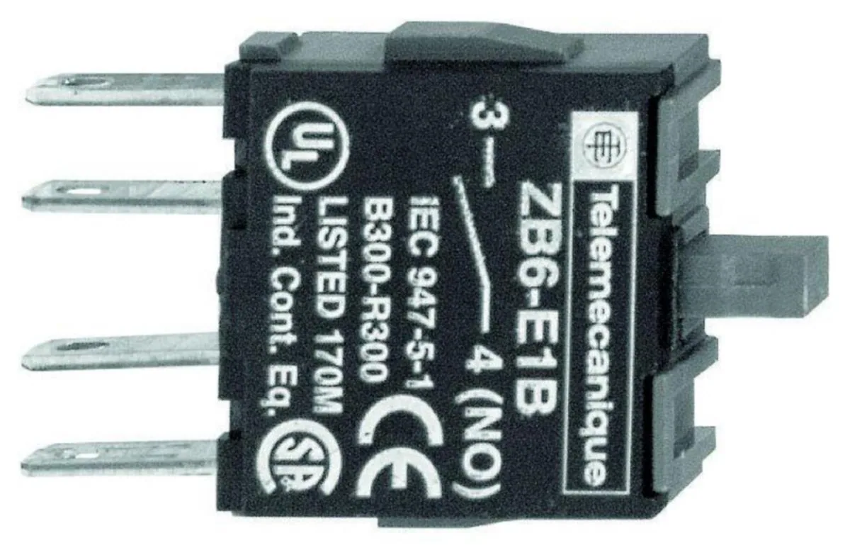 Kosketinelementti Schneider Electric Harmony ZB6E2B FASTON 1NC