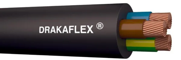 Kumikaapeli Prysmian Drakaflex H07RN-F 3G1,5 R100