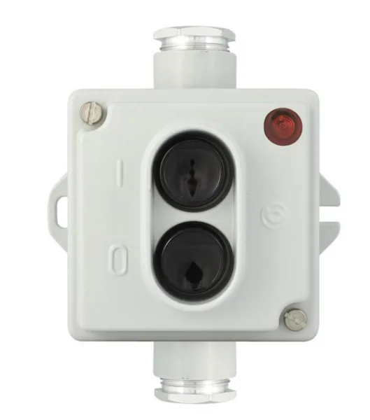Kytkin merkkilampulla 16A 250V IP44 Selcast VAIHTO LAMP 2xPK16 HARM