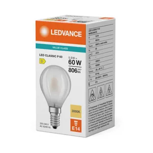 Pienkupulamppu Ledvance Value Classic - PIENKUPULAMPPU VALUE CLASSIC CLP 5,9W/830 806LM E14 FR