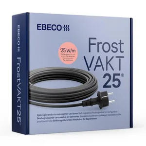 Sulanapitokaapeli Ebeco Frostvakt 25 - LÄMPÖKAAPELI ITSERAJOITT EBECO RÄYSTÄIDEN SULATUS 5m