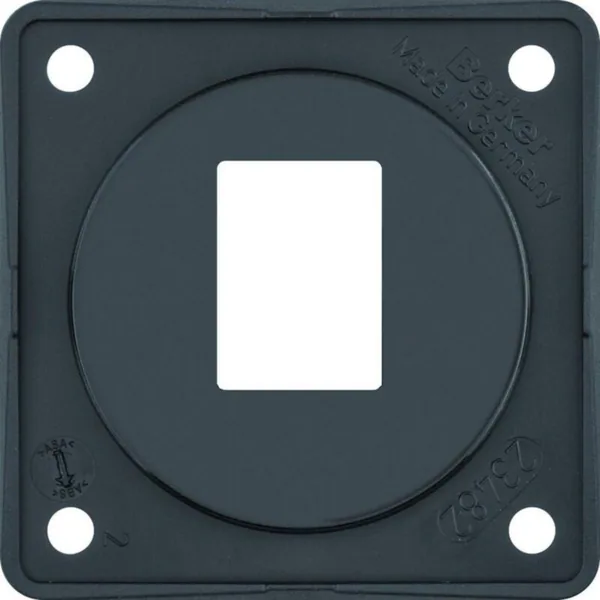 Telerasia Hager Integro Flow 1xRJ45 AMP black
