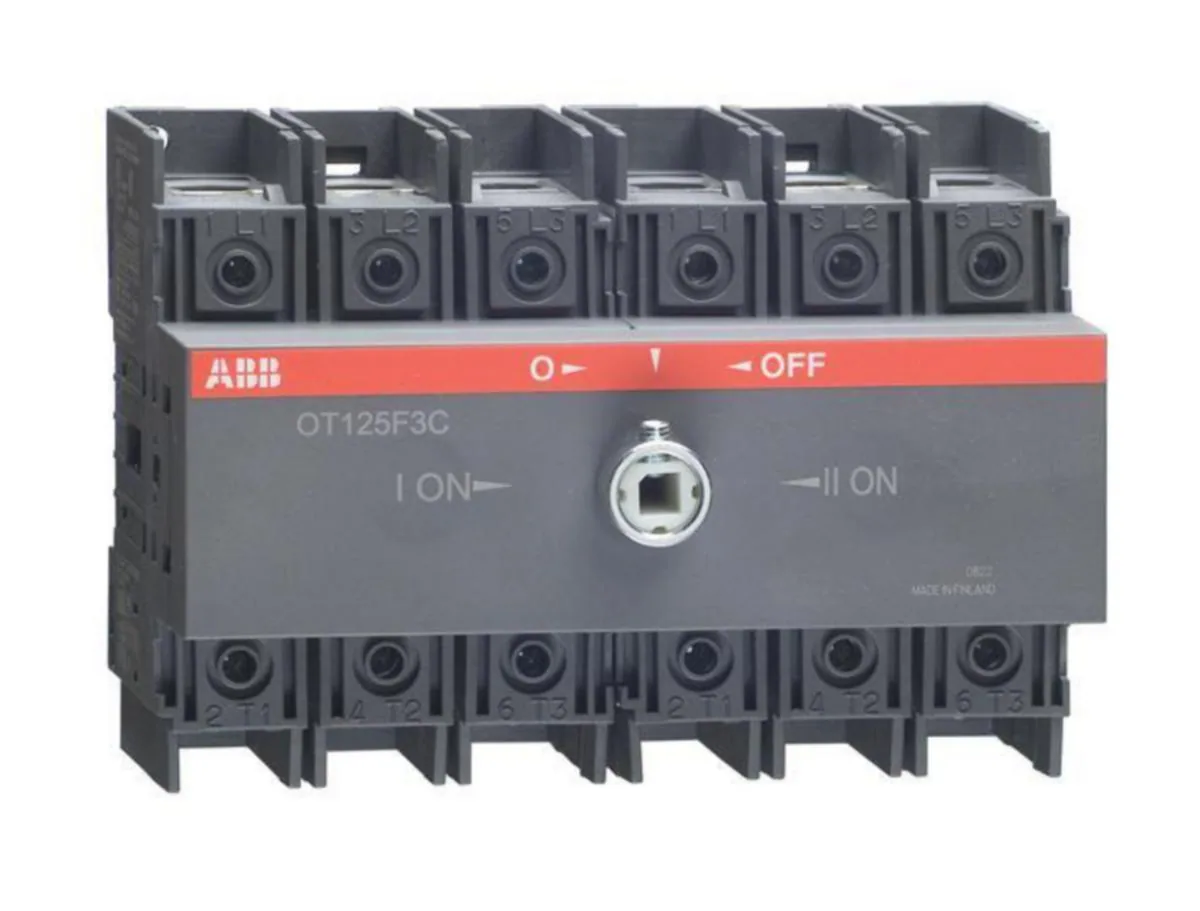 Kuormankytkin vipu ABB 3-napainen OT100F3C – musta