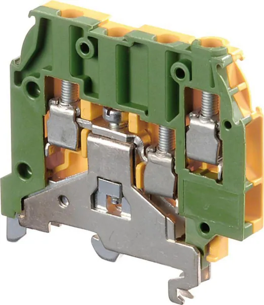 Maadoitusliitin TE / ABB Entrelec -liittimet 6MM, JOHTO:4MM2, VIHR/KELT
