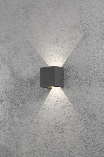 Seinävalaisin ulko Konstsmide Cremona, 7959-370 CREMONA LED 2X3W ANTR