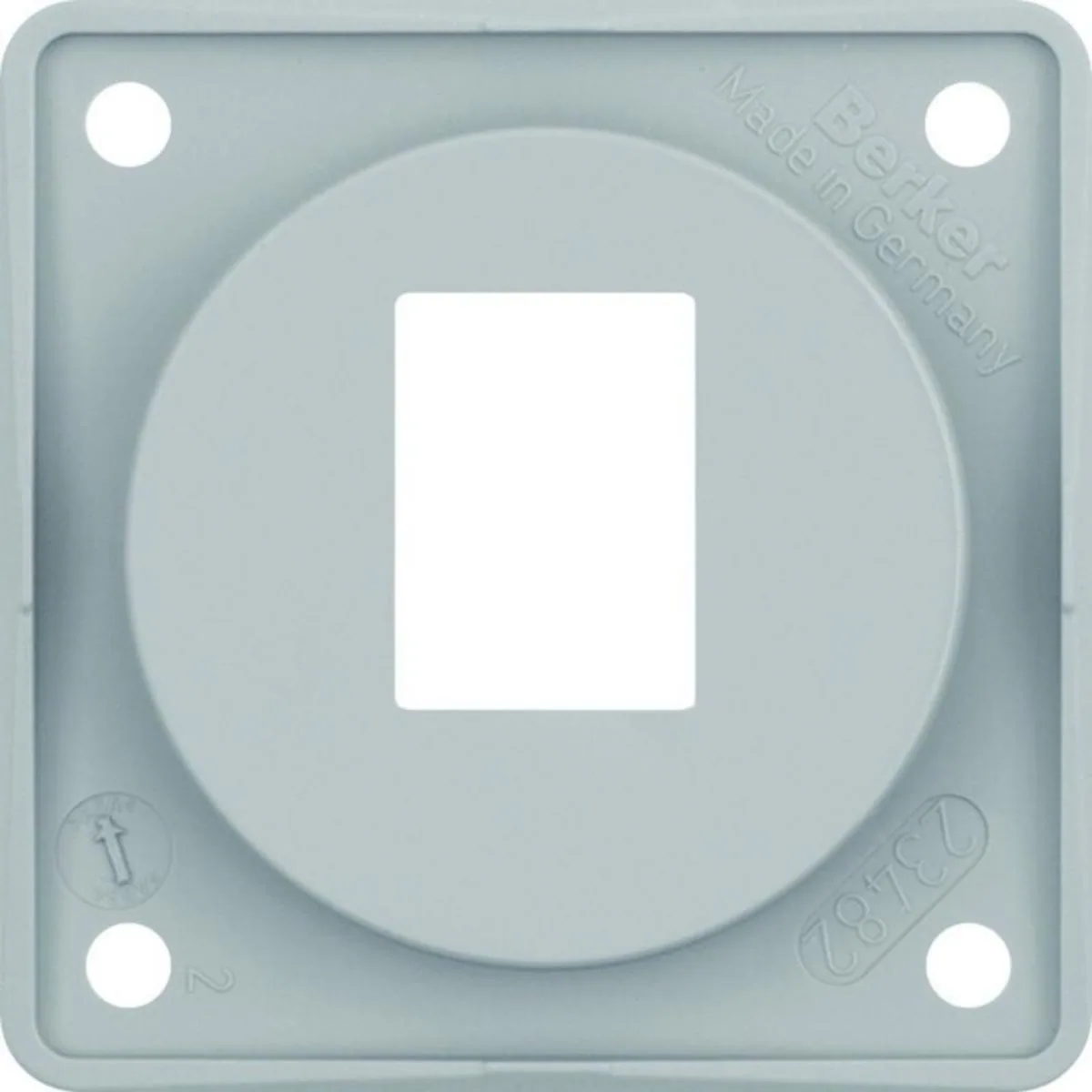Telerasia Hager Integro Flow 1xRJ45 AMP gray – harmaa