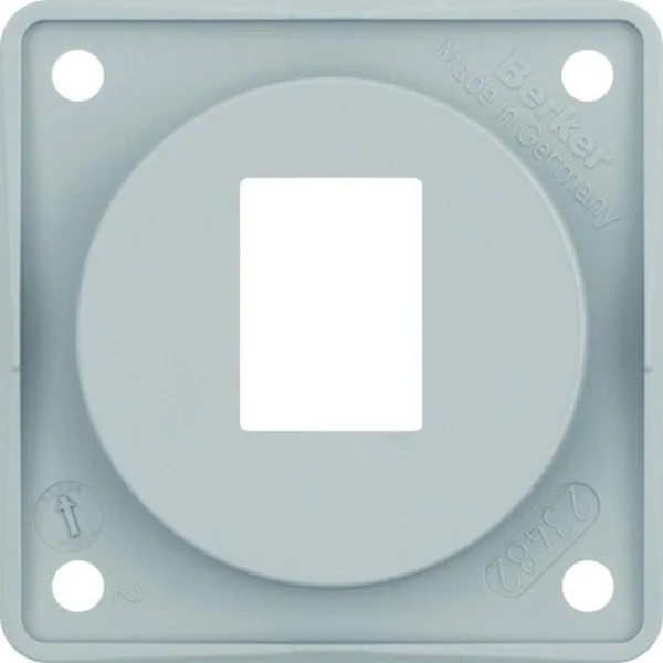 Telerasia Hager Integro Flow 1xRJ45 AMP gray