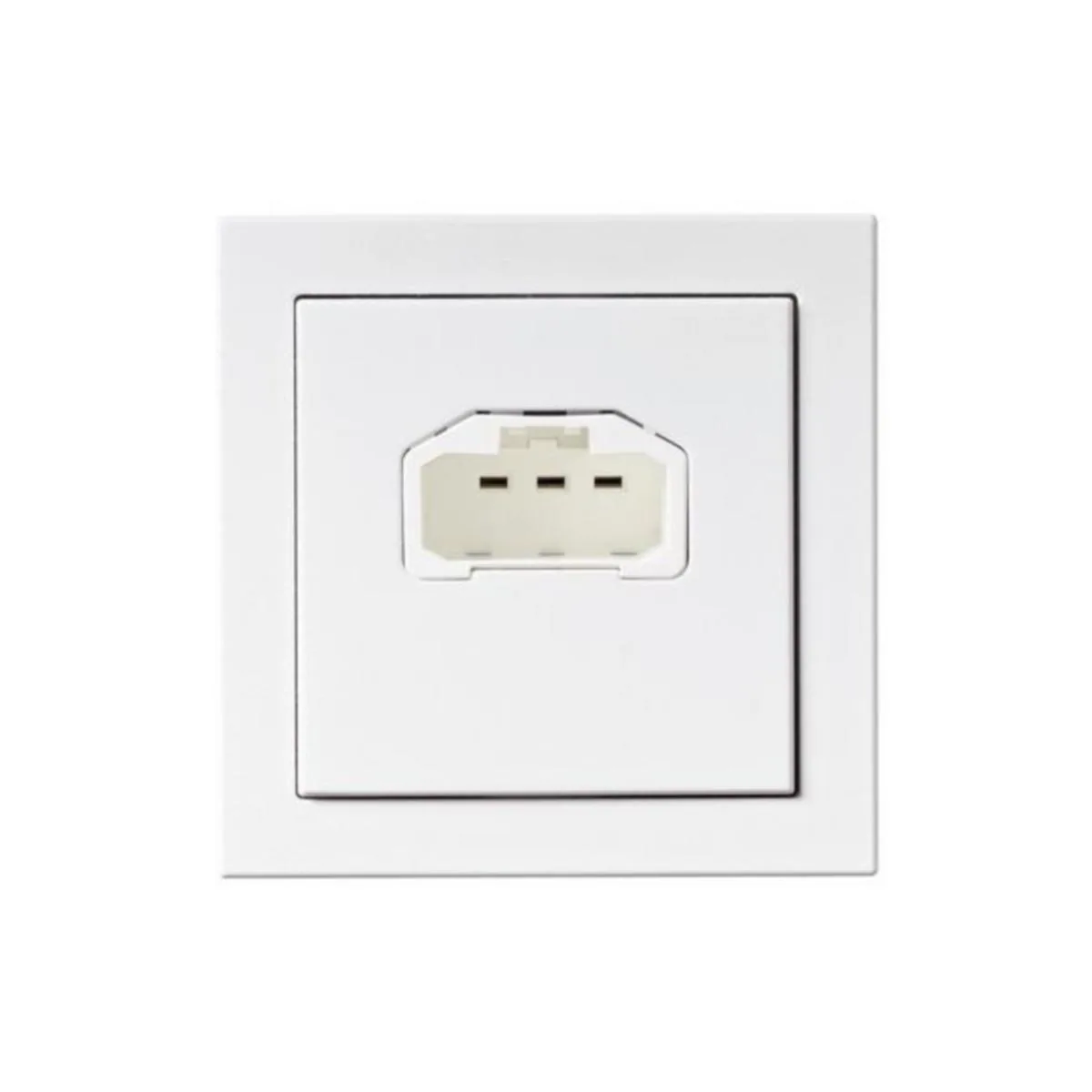 Valaisinpistorasia ABB Impressivo - VALAISINPISTORASIA IMPRESSIVO DCL SEINÄMALLI. 85X85MM. VAL