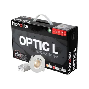 Alasvalo Hide-a-lite Optic G2 L Quick - ALASVALO OPTIC G2 L IP44 460LM 7,5W TUNE WH 6PAC