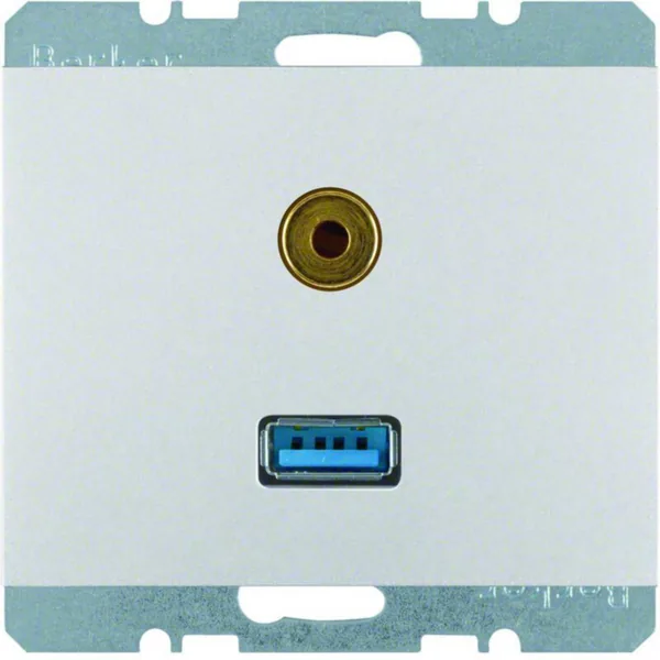 AV-rasia Hager K.5 USB/3.5MM AUDIO UK AN-AL