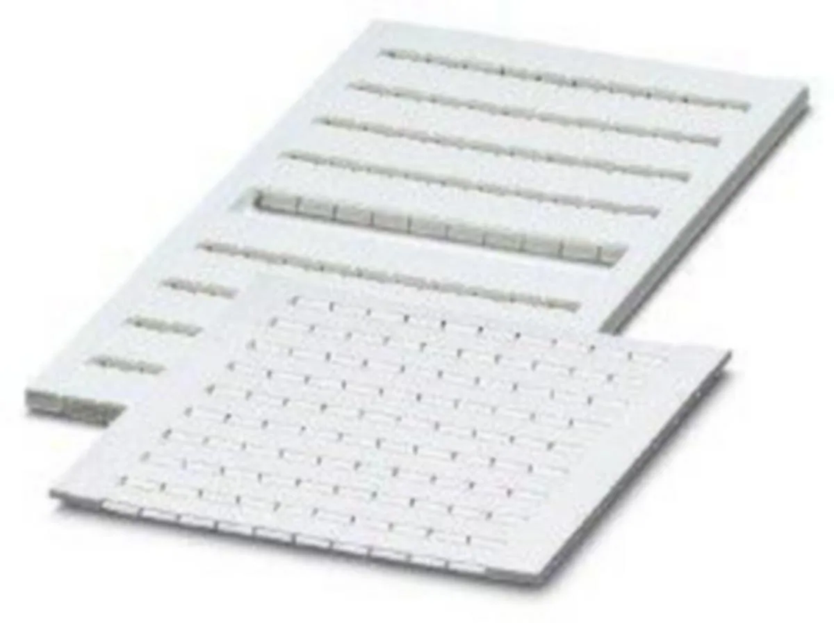 Merkintätarvike Phoenix Contact - MERKINTÄKORTTI PHOENIX ZBFM 5/WH:PAINAMATON
