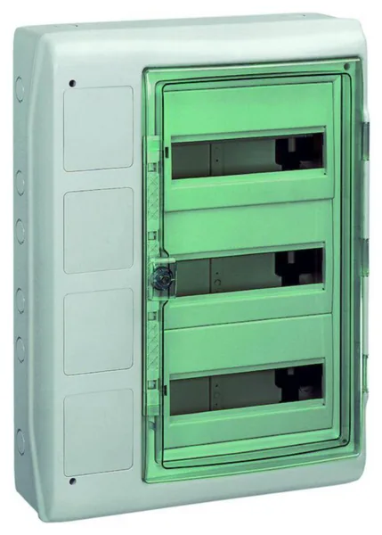 Moduulikotelo pinta PS Kaedra 12 MOD 3RIV IP65 + 4 OHJ.KAL