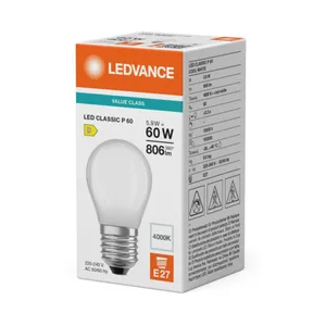 Pienkupulamppu Ledvance Value Classic - PIENKUPULAMPPU VALUE CLASSIC CLP 5,9W/840 806LM E27 FR