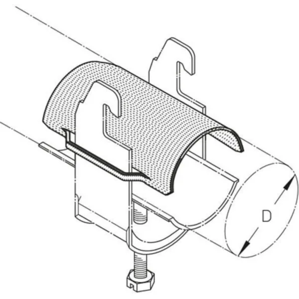 VASTAVANNE PUK GW82 Ø77-82/L=60MM FE