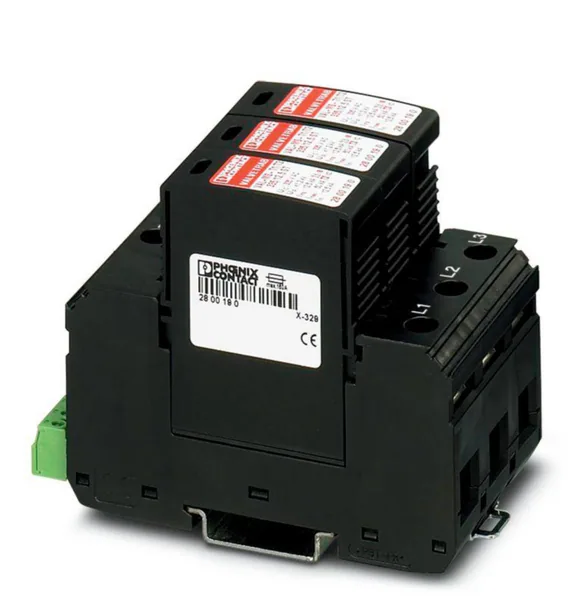 Ylijännitesuoja PJ-verkko VAL-MS-T1/T2 Phoenix Contact 335/12.5/3+0-FM
