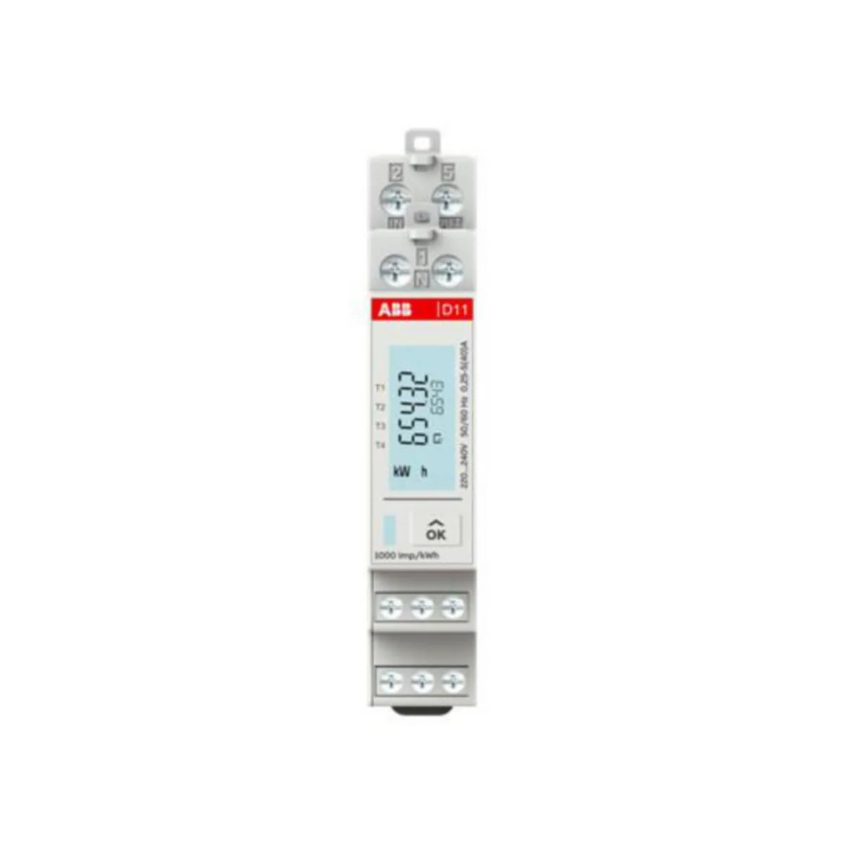 Energiamittari DIN ABB 1-vaiheinen 1V, 40A, MID LK.B, MODBUS