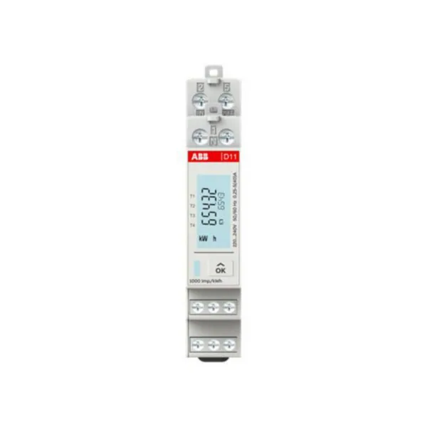 Energiamittari DIN ABB 1-vaiheinen 1V, 40A, MID LK.B, MODBUS