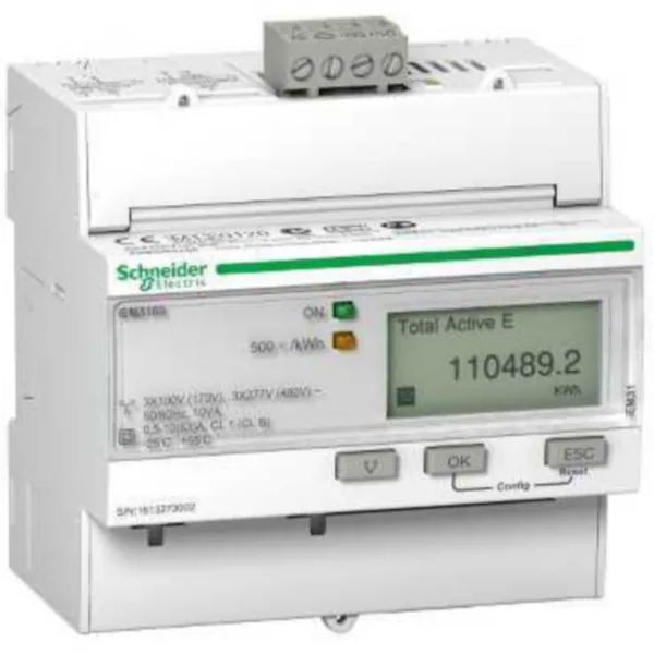 Energiamittari DIN Schneider Electric Acti 9 IEM3165 3V 63A LK1